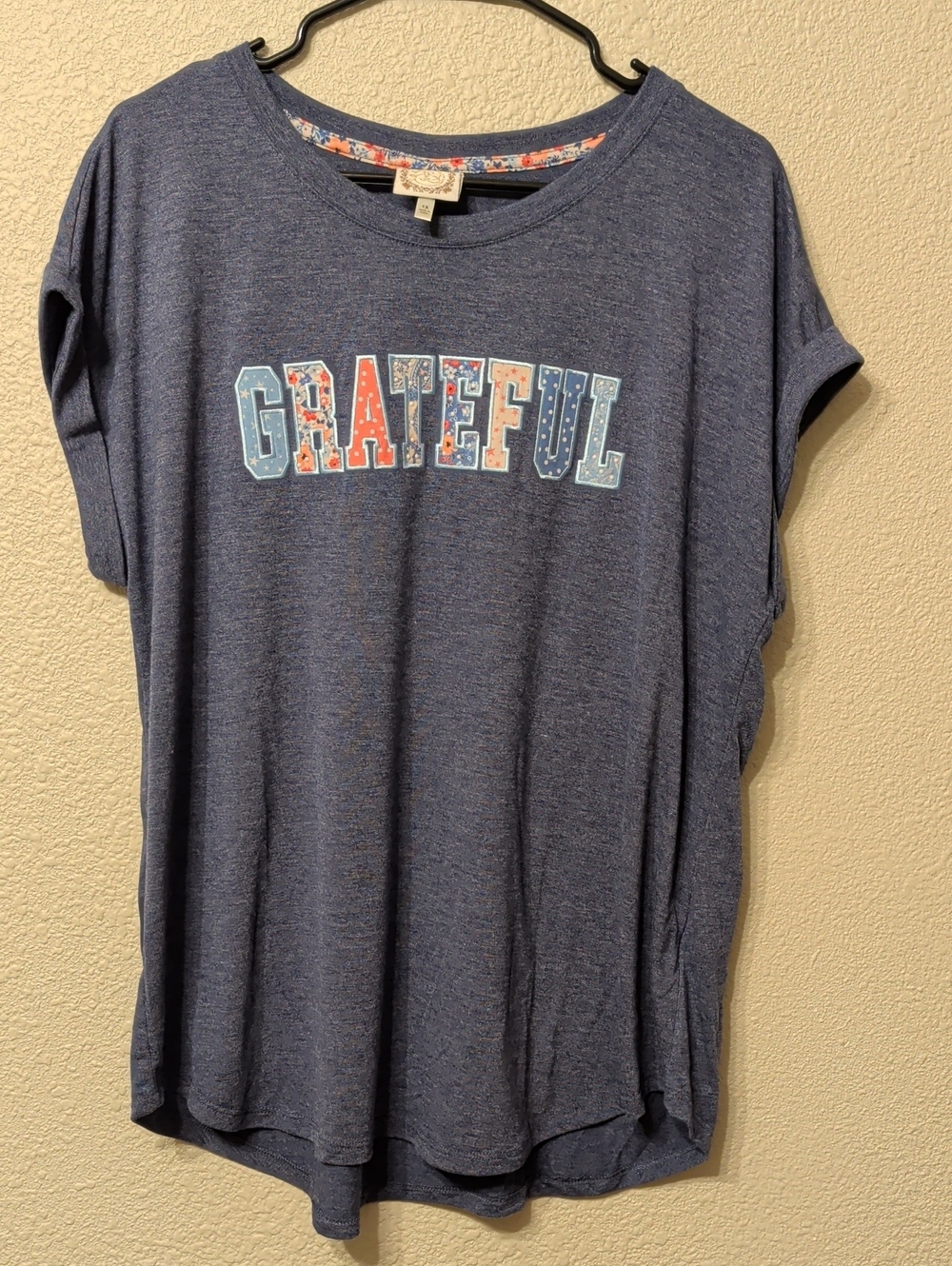 Grateful Graphic Short Sleeve Tee - Blue